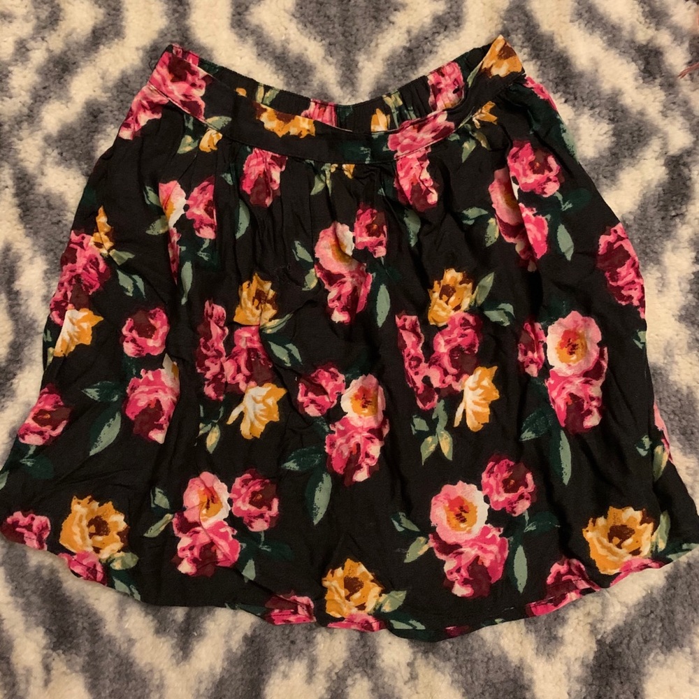 Abercrombie kids floral skirt